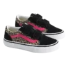 Vans Old Skool Leopard Pop Pink Velvet Black