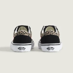 Vans Old Skool Leopard Pop Pink Velvet Black - Afbeelding 4