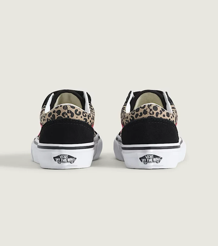 Vans Old Skool Leopard Pop Pink Velvet Black - Afbeelding 4