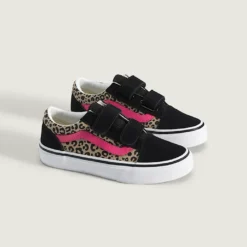 Vans Old Skool Leopard Pop Pink Velvet Black - Afbeelding 3