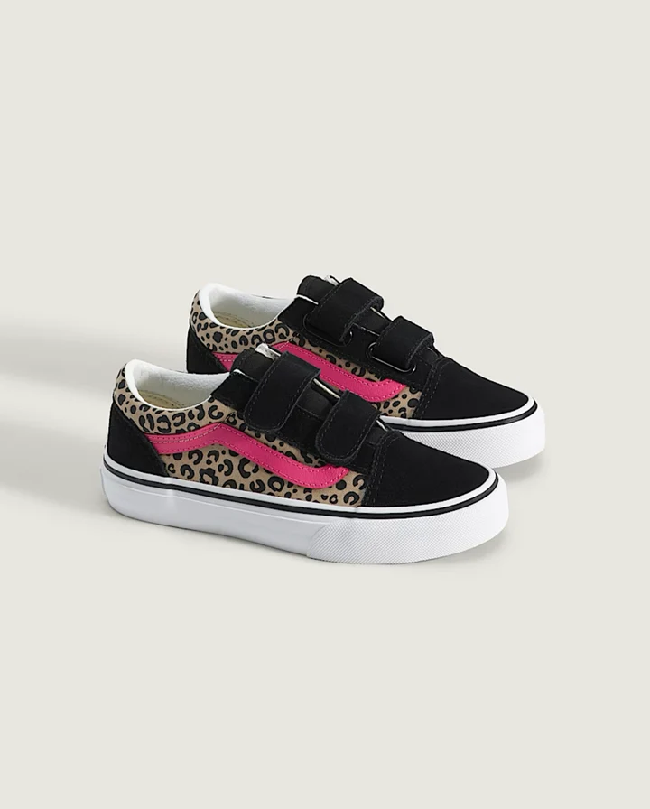 Vans Old Skool Leopard Pop Pink Velvet Black - Afbeelding 3