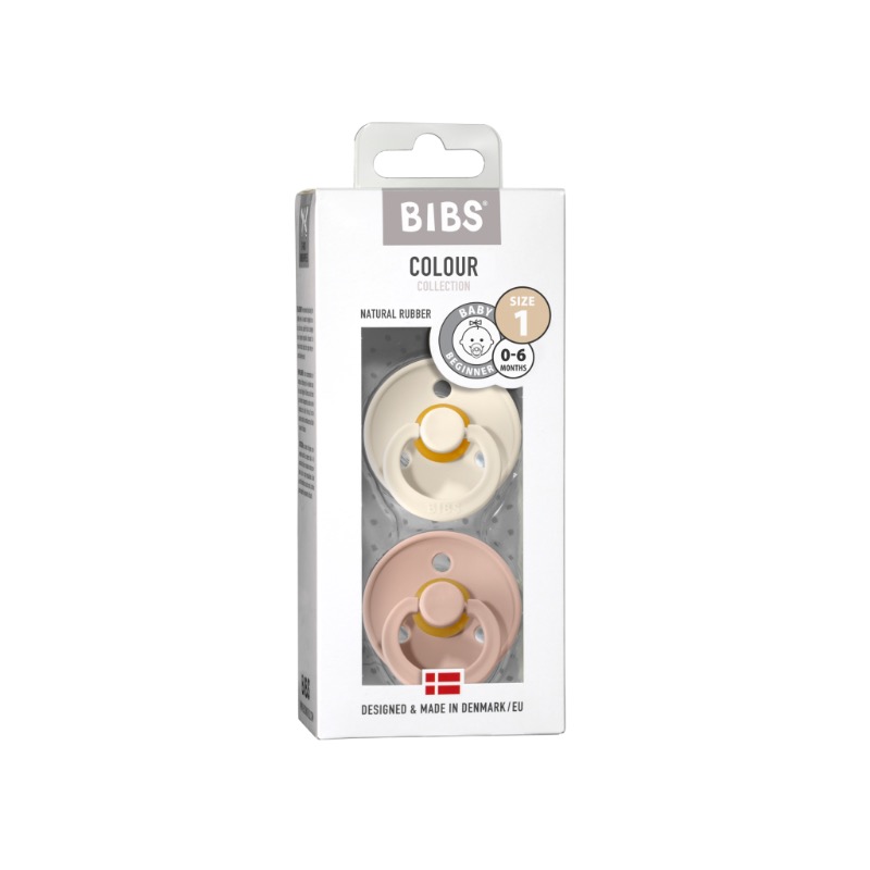Bibs Studio Colour 2 pack Ivory Blush