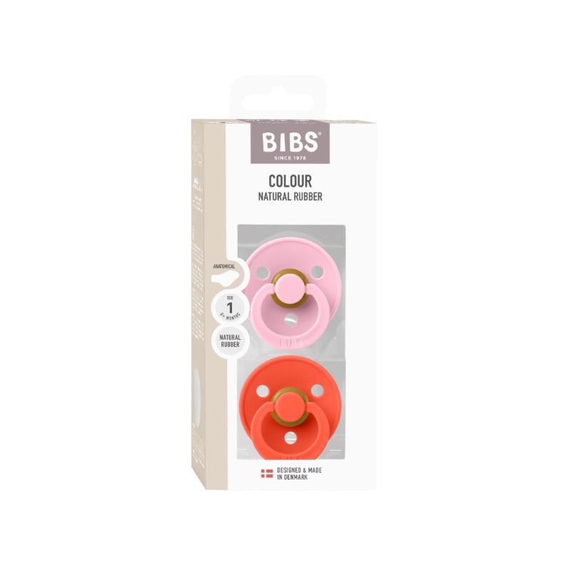 BIBS Colour Anatomical Baby Pink Tango