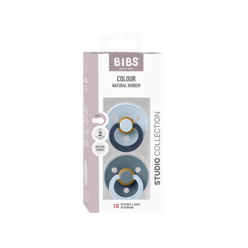 Bibs Studio Studio Fusion 2 pack Baby blue Petrol