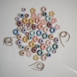 Alternative view of Mushie Lacing Bead Set