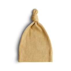 Mushie Beanie Mustard Melange