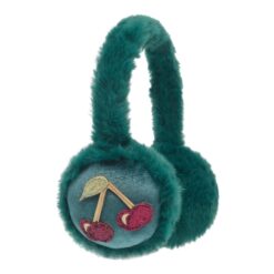 Mimi & Lula Teal Cherries earmuffs