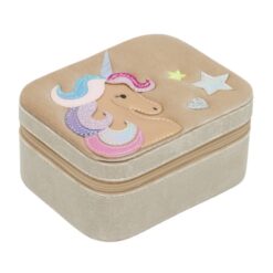 Mimi & Lula Velvet Unicorn Jewellerybox