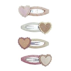 Mimi & Lula Scalloped Heart Hair Clips
