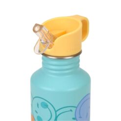 Alternative view of Lassig Stainless Steel Bottle turquoise smiley