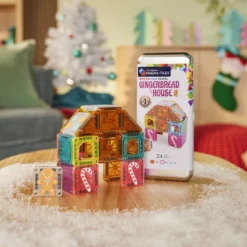 MagnaTiles Ginger Bread house 24-Piece Travel Set - Afbeelding 4