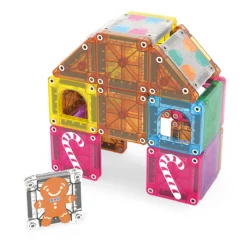 Alternative view of MagnaTiles Ginger Bread house 24-Piece Travel Set