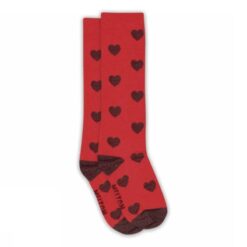mp Denmark Melton Hearts Knee Socks Poinsettia 22320 4060