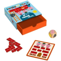 Alternative view of Djeco spel Toc toc Bricks DJ00839