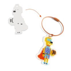 Alternative view of Djeco DIY Pixelkunsthelden Sleutelhangers DJ79005