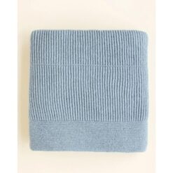 Hvid Blanket Gaston Frost Blue
