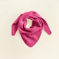 hvid Scarf Triangle Scarf Josephina Fuchsia