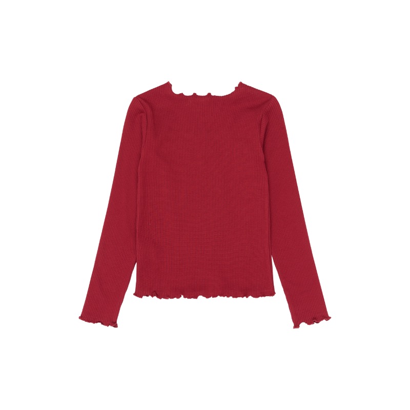 THE NEW Yanna Rib Tee Rio Red
