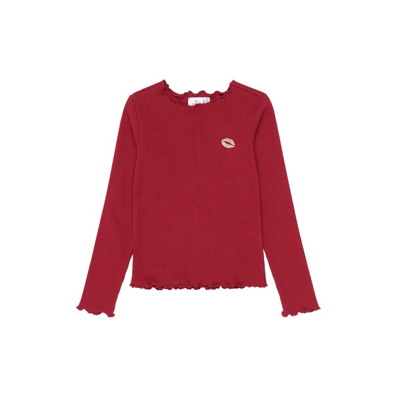 THE NEW Yanna Rib Tee Rio Red