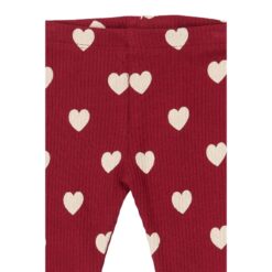 THE NEW Holiday Red Heart Rib Leggings - Afbeelding 2