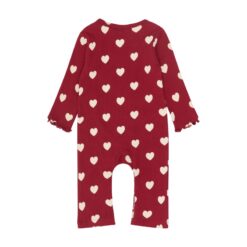 THE NEW Holiday Red Heart Rib Jumpsuit - Afbeelding 3