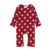 THE NEW Holiday Red Heart Rib Jumpsuit