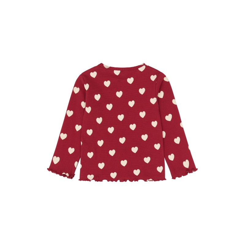 THE NEW Holiday Red Heart Rib Tee