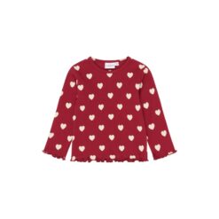 THE NEW Holiday Red Heart Rib Tee