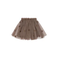 THE NEW Yna Mesh Skirt Taupe Gray