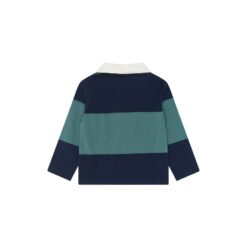 THE NEW Yarok Pique Polo Navy Blazer Striped - Afbeelding 3