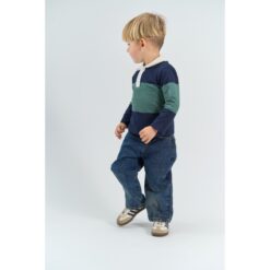 THE NEW Yarok Pique Polo Navy Blazer Striped - Afbeelding 4