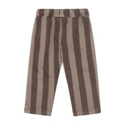 THE NEW Ylas Baggy Pants Taupe Gray Striped - Afbeelding 3