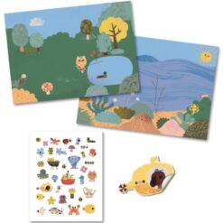 Alternative view of Djeco knutselset herbruikbare dikke stickers summertime DJ09949