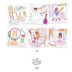 Djeco knutselset ledenfiguren tutu's DJ09649 - Afbeelding 3