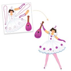 Alternative view of Djeco knutselset ledenfiguren tutu's DJ09649