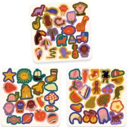 Alternative view of Djeco knutselset vilten stickers de grappige! DJ00951