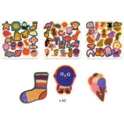 Djeco knutselset vilten stickers de grappige! DJ00951 - Afbeelding 4