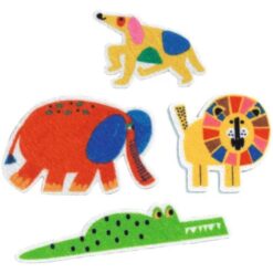 Djeco knutselset vilten stickers dieren overal! DJ00950 - Afbeelding 3