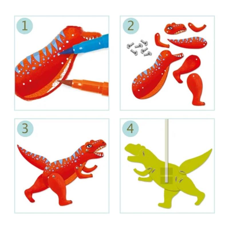 Djeco knutselset Dino's DJ09680 - Afbeelding 3