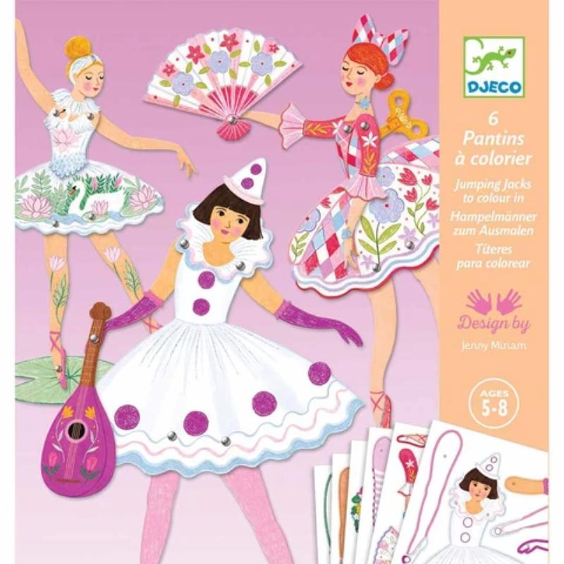 Djeco knutselset ledenfiguren tutu's DJ09649