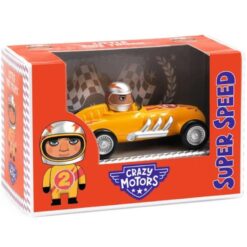 Alternative view of Djeco Crazy Motors Auto Yellow Super Speed DJ05454
