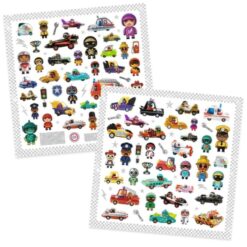 Alternative view of Djeco Stickers Crazy Motors metallic stickers DJ09287