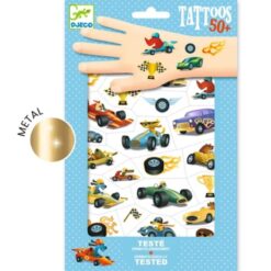 Djeco Tattoos Raceauto's DJ09916