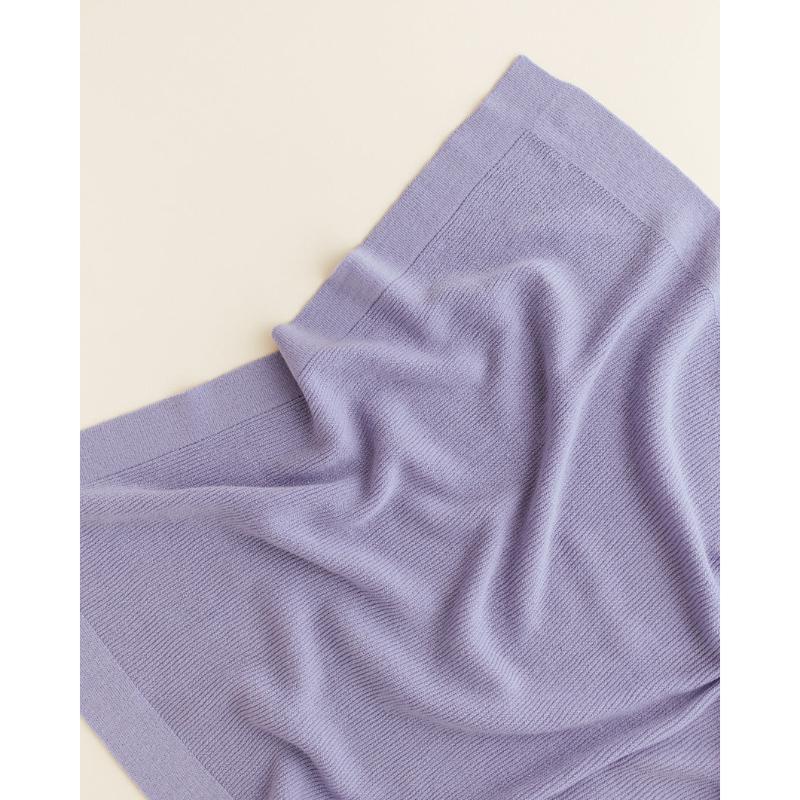 Hvid Blanket Gust Lilac - Afbeelding 3