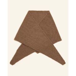 Alternative view of hvid Scarf Triangle Scarf Josephina Mocha