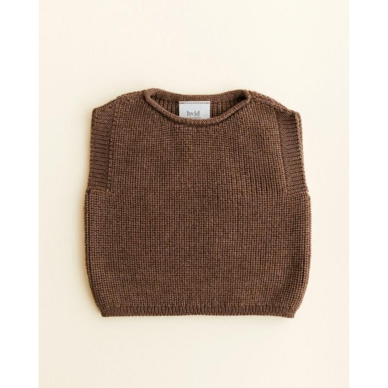 hvid Vest Harvey Kids Mocca