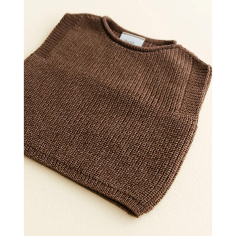 hvid Vest Harvey Kids Mocca - Afbeelding 2