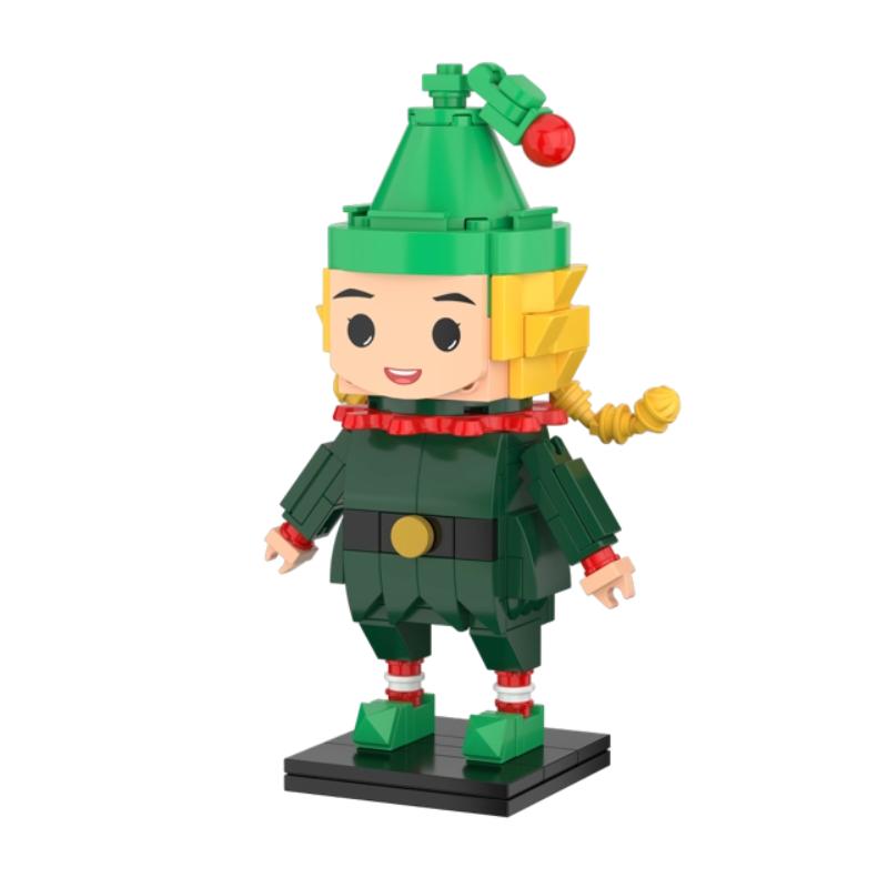 Xmasbricks Kerstelf - Afbeelding 2