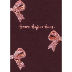 Alternative view of Konges Slojd Lou Bow Sweatshirt Decadent Chocolate