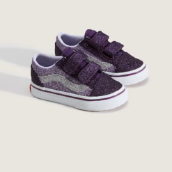 Alternative view of Vans TD Old Skool V Glitter Purple